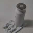 Electric Kettle - Travel Portable Heater for Coffee Tea Milk Soup - Stainless Steel Travel Water Boiler tea pot with Temperature Control - LED - Automatic Power Off - 450ml - Kitchen Appliance (White)