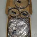 Egg Rings 8 Packs Stainless Steel Pancake Molds And Egg Ring Set Nonstick Round Egg And Omelet Molds for Frying Eggs And Muffins (Set of 8)