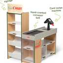 Melissa & Doug, Fresh Mart Pretend Grocery Store, Kids Cash Register with Scanner, Shelves, & Conveyor Belt, Kids Toys for Girls & Boys, 41.9 X 18.9 X 7.9