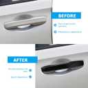 Upgraded Snap-on Door Handle Cover Compatible for 2022-2024 2025 2026 Honda Civic Accessories for 2023 2024 2025 2026 Honda CRV HRV No Adhesive Handle Protectors Glossy Black