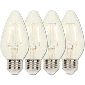 Westinghouse 3319320 LED Light Bulb, 4 Count (Pack of 1), Clear