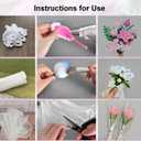 Pipe Cleaners, 500Pcs Creative Craft Flower Kit DIY Handmade Pipe Cleaners Bulk, Chenille Stems Supplies for Bouquet Festivals Gifts, Home Decorations