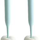 Bottle Soft Brush -2Pcs Sponge Bottle Brush Soft and Easy to Clean, Baby Bottle Sponge Brush Can Effectively Remove The Stain Residue On The Bottom of The Cup(Blue)