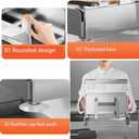 Multifunctional Cutting Board, Knife Drying Rack Kitchen Countertop Pot Lids Organizer, Knife Block Holder with Drain Tray Utensil Holders Bakeware Cookware Chopping Board Storage Stand