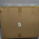 ZJSF Freestanding Dog Fence Indoor, Foldable Dog Gate for Doorways, Stairs or Hallways, Sturdy Wood Extra Wide Pet Gate with Support Feet for The House, White, 24 "Height-3 Panels