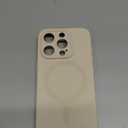 ESR for iPhone 15 Pro Case with MagSafe, Supports Magnetic Charging, Slim Liquid Silicone Case, Shock Absorbing, Screen and Camera Protection, Cloud Series, Light Tan