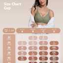 habibee Bra for Women No Underwire Comfort Seamless Bras Push Up Wireless Bras Full Coverage Bralettes, Bra Extender (L)