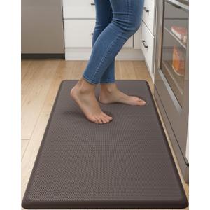 DEXI Anti Fatigue Kitchen Floor Mat Cushioned Standing Runner 39x20, Brown