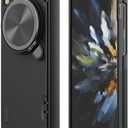Nillkin for OnePlus Open Case with Camera Cover, [Hinge Protection][Metal Camera Kickstand] Slim Protective Shockproof Bumper Hard Cover Case for Oppo Find N3 Fold Phone Case Black