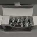 BESTTEN 10 Pack Single Pole Decorator Light Switch with Wallplate, 15A 120/277V, Rocker Paddle Wall Switch, On/Off Interrupter for LED and Other Lamps (white)