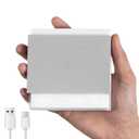 MHW-3BOMBER Mini Coffee Scale with Auto Timing,Electronic Espresso Scale,Type-C Rechargeable Coffee Weight Scale,Tare Function,g/oz,LED Display,Digital Scale for Coffee/Kitchen,White ES6034W-OS