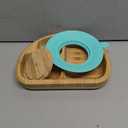 Munchkin Bambou Divided Suction Plate - Eco-Friendly Bamboo Dinnerware for Babies and Toddlers