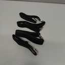 4Pcs Adjustable Crisscross Fitted Sheet Band Straps Grippers Suspenders (4pcs-Black)