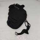 RSLOVE Women’s Lingerie Mesh Babydoll Dress - Pleated Chemise Nightgown with Adjustable Halter Neck & Chain Detail M