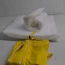 MIULEE 17 x 16 x 2 Outdoor Chair Cushions Yellow 2 PACK