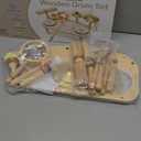 Kids Drum Set - Montessori Toys for 2 Year Old Boy Girl Birthday Gifts, 11 in 1 Wooden Musical Instruments for Toddlers 2-3, Musical Activity Table Preschool Learning Toys for Baby 18+ Months