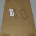 PEKER Bamboo Bathroom Organizer Countertop Small Vanity Storage Shelf for Makeup, Perfume, Skincare Natural Cosmetics Display Rack for Dresser, Sink, Kitchen - Natural