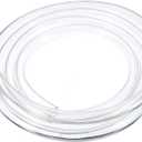 uxcell PVC Tubing, 17mm ID x 21mm OD - 10 Feet Long Clear Vinyl Water Pipe, Lightweight Plastic Flexible Water Pipe for Aquaponics, Air Hose, Irrigation