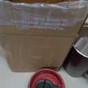 Owala SmoothSip Slider Stainless Steel Insulated Travel Mug with handle, 100% Leak Proof, For Hot and Cold Drinks, Travel Friendly with Sliding Lock Lid, 12oz, BPA Free, Leak Proof, Black Cherry