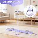 Portable Ski Machine, Skierg Machine, Foldable Leg Exercise Equipment | Full Body Shaping Workout Machine Perfect for Home, Gym, Office, Yard