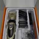 oneisall Dog Clipper Low Noise, Dog Grooming Kit with Rechargeable, Pet Shaver Cordless Electric Quiet Hair Clipper Set for Dogs Cats PetsGold
