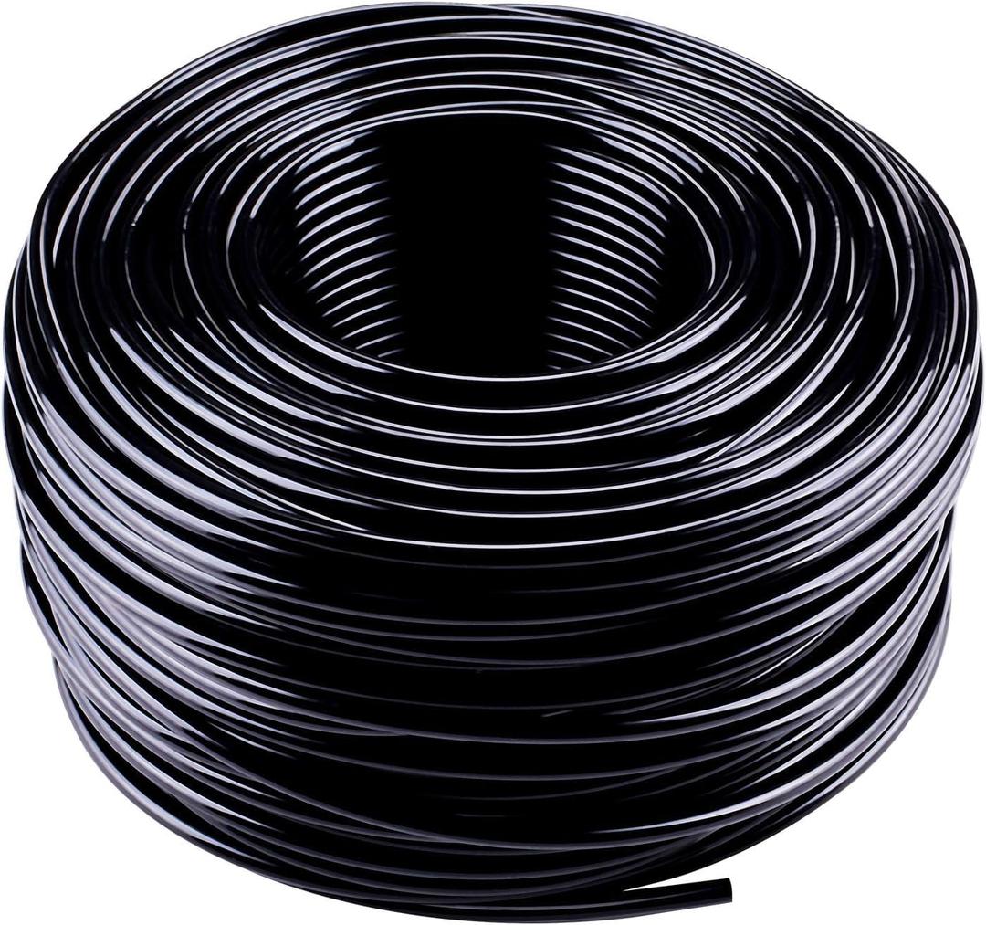 MIXC 400ft 1/4 inch Blank Distribution Tubing Drip Irrigation Hose Garden Watering Tube Line