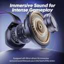 NUBWO Wireless Gaming Headset with Mic for Ps5 Ps4 PC, Zero Interference, 100-Hour Battery All-Day Play, 23ms Sync for Fortnite & Call of Duty/FPS Gamers, Triple Mode All Devices Compatible - Purple