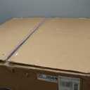 Miuyhji Elegant LED Gold Crystal Raindrop Ceiling Light,30 Inch Square Flush Mount Chandelier with Remote for Living Room Kitchen Island Bedroom Hallway Entryway Foyer (Dimmable)