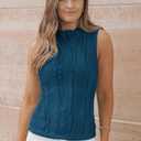 Women Halter Top Sexy Backless Tank Tops Cowl Neck Summer Going Out Outfits Cami Tops, Medium