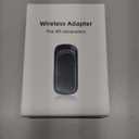 Wireless CarPlay& Android Auto Wireless Adapter - 2 in 1 Mini Adapter for Factory Wired CarPlay and Android Auto Cars, Ultra Low Delay, Multi-Color Ambient Light, Extension Cable USB C/A