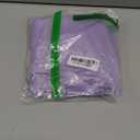 TNNZEET Capri Leggings for Women - Yoga Pants Tummy Control Black Leggings with Pockets High Waisted Workout Cycling Leggings (Small-Medium, A-light Purple)