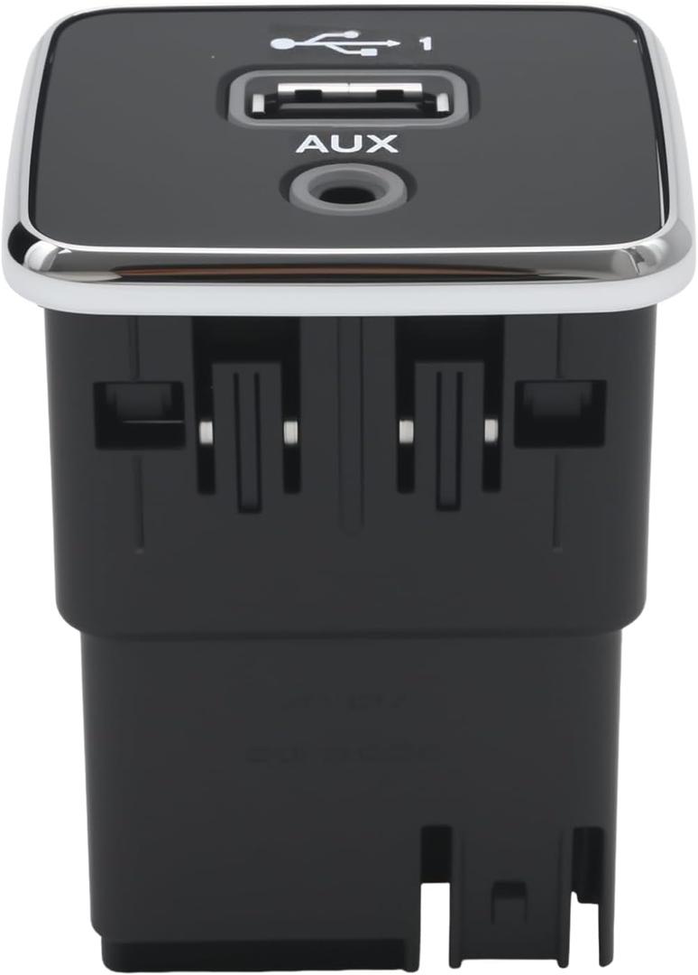 5xg28dx9ad Compass USB AUX Charging Port Socket AUX/USB, Replacement for Jeep Cherokee 2017-2021 Dodge Mopar,53224228 5XG28DX9AD 53223309 60927870 5XG28DX8AA