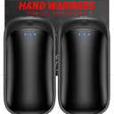 2 Pack Hand Warmers Rechargeable, Portable Electric Hand Warmers Reusable, USB 2 in 1 Handwarmers, Outdoor/Indoor/Warm Gifts for Men Women Kids
