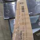 LARWORKS WPC Slat Wall Panels 8 Pack 96" x 6.6", Waterproof Fluted Wall Paneling, Accent 3D Wall Panel for Wall Decor, Bathroom, Bedroom, Office - High Grille Walnut (Cover Approx.35 sq.ft)