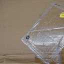 Collapsible Shopping Cart with Wheels, 200 lbs Capacity Grocery Cart