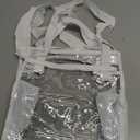 PACKISM Clear Bag for Stadium Events 12x6x12 - Stadium Approved Clear Tote Bag for Sport Events Game Day Concert and Work, White