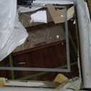 47.2 Fluted Makeup Vanity Desk with 38 Mirror and Lights, Modern Tall Vanity Table with Detachable Top, 8 Drawers & Shelves Storage, Dressing Table Built-in Power Outlet for Bedroom