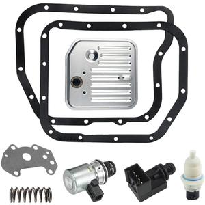 A500 A518 A618 42RE 44RE 46RE 47RE 48RE Transmission Filter Gasket Kit Fit for Dodge Dakota Durango Ram 1500 2500 3500 for Jeep Grand Cherokee 2001-2004 Governor Pressure Sensor Solenoid Kit