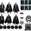 McFarlane Toys - WB 100 DC Multiverse Batman The Ultimate Movie Collection 7in Figure 6pk, Gold Label