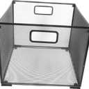 Metal File Holder for Desk Storage Basket Mesh Office Magazine Basket Hanging File Box for Organizing