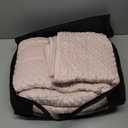 Weighted Blanket Twin 15lbs for Adult(48"78",Pink) Breathable Soft Minky Weighted Throw Blanket for All Season,Heavy Blanket with Premium Glass Beads