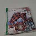 Horaldaily Christmas Tablecloth 5270 Inch Rectangular, Winter Snowman House Christmas Trees Black Washable Table Cover for Party Picnic Dinner Decor