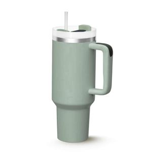 1200 ml Tumbler Bottle with Handle, Lid & Straw – Insulated Travel for Hot & Cold Drinks – Double-Wall Vacuum Insulated- Large Water Bottle for Coffee, Tea, Juice