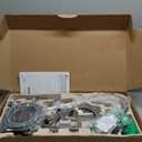 Moen 7622EVSRS Cia Smart Faucet Touchless Pull Down Sprayer Kitchen Faucet with Voice Control and Power Boost, Includes Optional Chrome Accents, Spot Resist Stainless