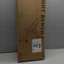 Adjustable Weight Bench for Home Gym, Foldable 700LBS Workout Bench with 9 Backrests, Multi-Purpose Bench Press for Incline Decline Flat with Fast Adjustment (2 Resistance Bands)