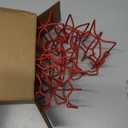 Shimeyao 16 Pcs 1/2" Red Fire Sprinkler Head Cage Guard Protector Cover Watering Equipment System Sprinkler Bracket for Pendent Upright Horizontal Sidewall Double Hook Ceiling Mount