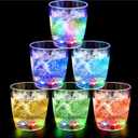 Set of 12 11-oz LED Light-Up Flashing Multi-Color Cola/Juice Party Cups