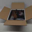 SUPERJARE Nightstand with Charging Station, Bed Side Table with Adjustable Fabric Drawer, Night Stand for Bedroom, 3-Tier Storage End Table, for Living Room, Rustic Brown and Black (M (11.8"D x 15.7"W x 23.4"H), Rustic Brown and Black)