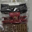 4Pcs Cloud Claw Clips for Women, 4.2 Inch Non-Slip Strong Hold Hair Claws, Unbreakable & Durable TPEE-Silicone Blend, Large Bendable Cozy Hair Clip for Thin/Thick/Curly Hair, All-Day Comfort (Mutil-Color2: Red, Espresso, Black, Cream)