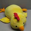 24" 4.2 lbs Weighted Stuffed Animals, Weighted Chicken Plush, Cute Weighted Stuffed Animal Chick Plushie Dolls Throw Pillow Birthday Christmas Gifts for Children Kids Adults